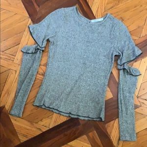 Red Haute split sleeve